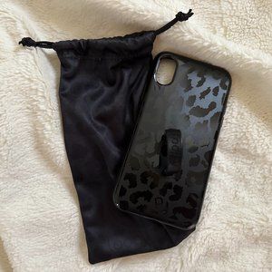 [iPhone X/XS] Midnight Leopard Loopy Case